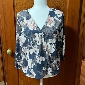Dressy Floral Blouse